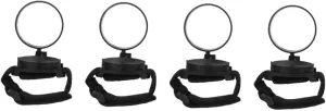 BESPORTBLE 4pcs Cycling Wristband Mirror Bike Rear View Adjustable Reflective Night Safety