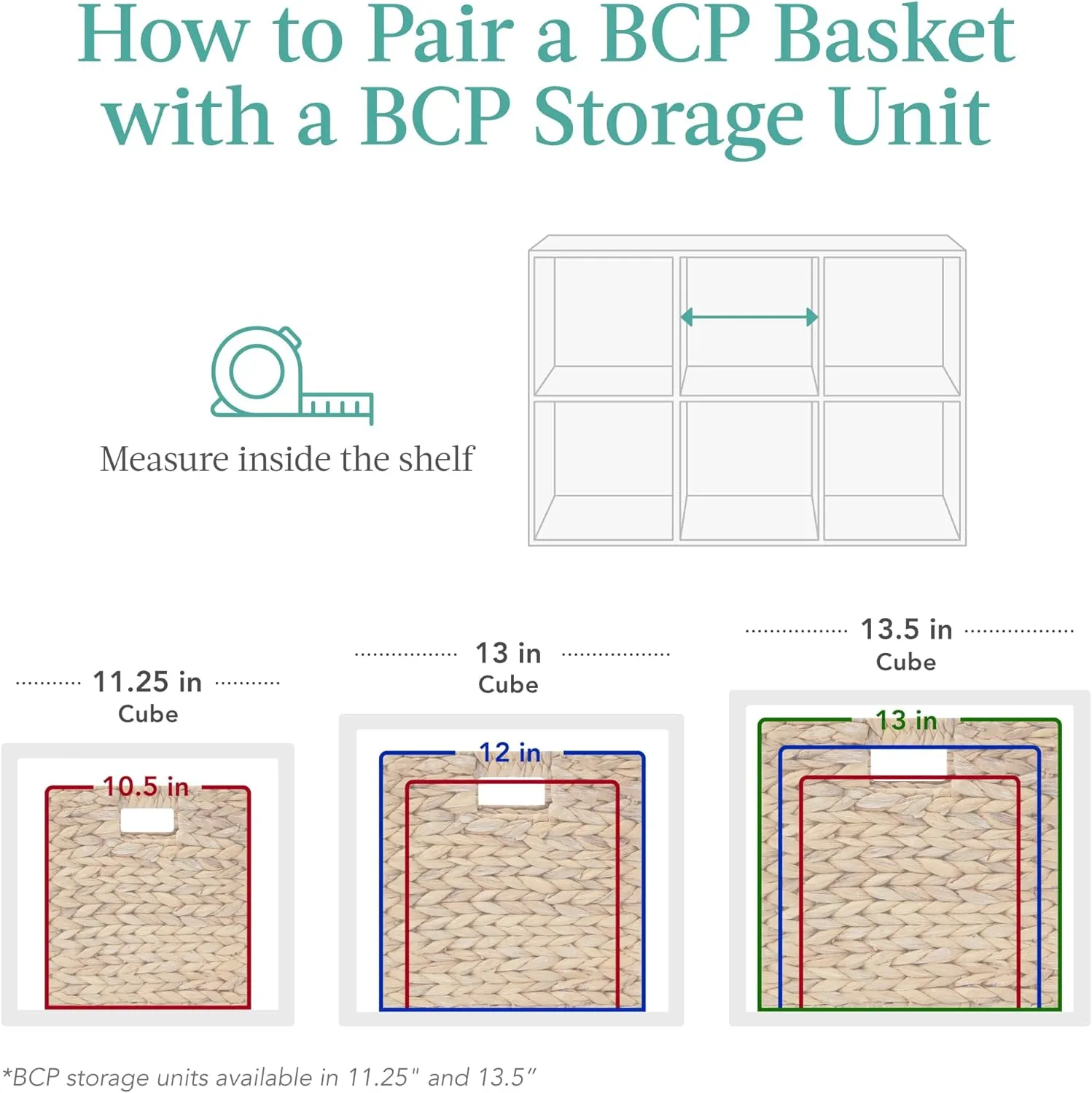 Best Choice Products 12x12in Hyacinth Baskets, Rustic Set Of 5 Multipurpose Collapsible Storage Organizer, Handwoven Laundry Totes for Bedroom, Living Room, Shelves w/Inserts - Natural