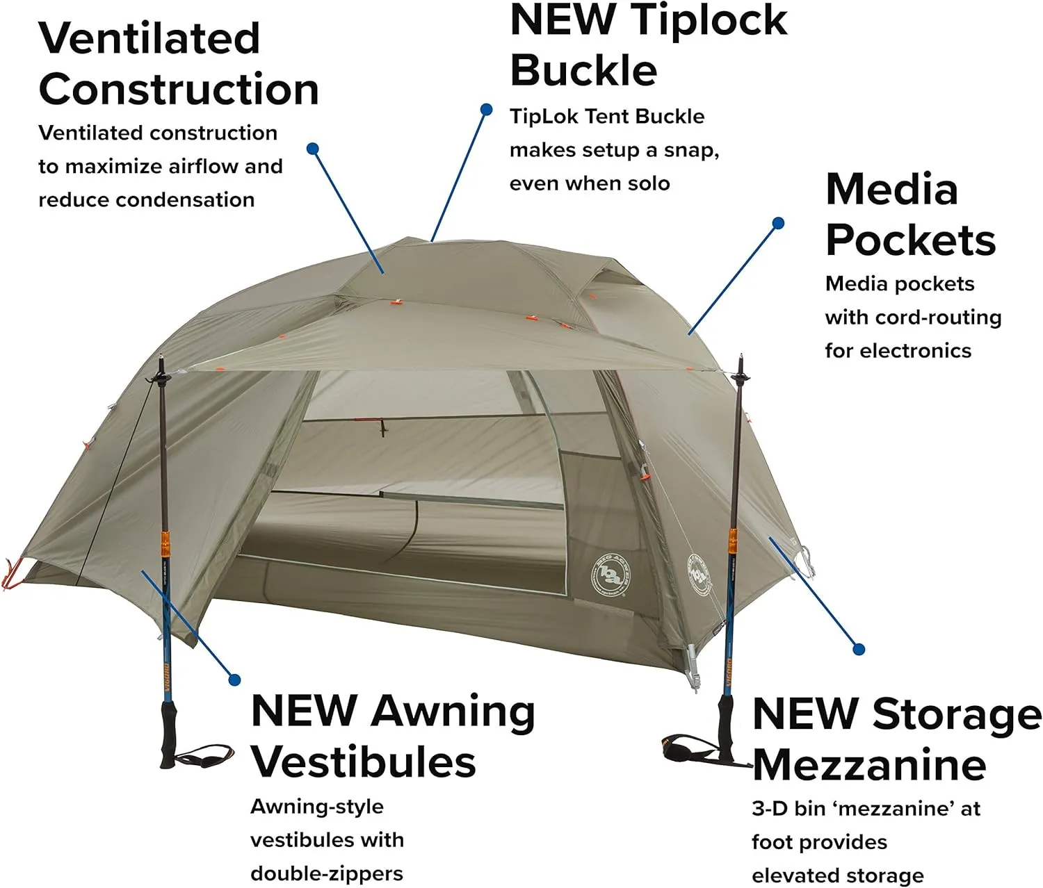 Big Agnes Copper Spur HV UL - Ultralight Backpacking Tent