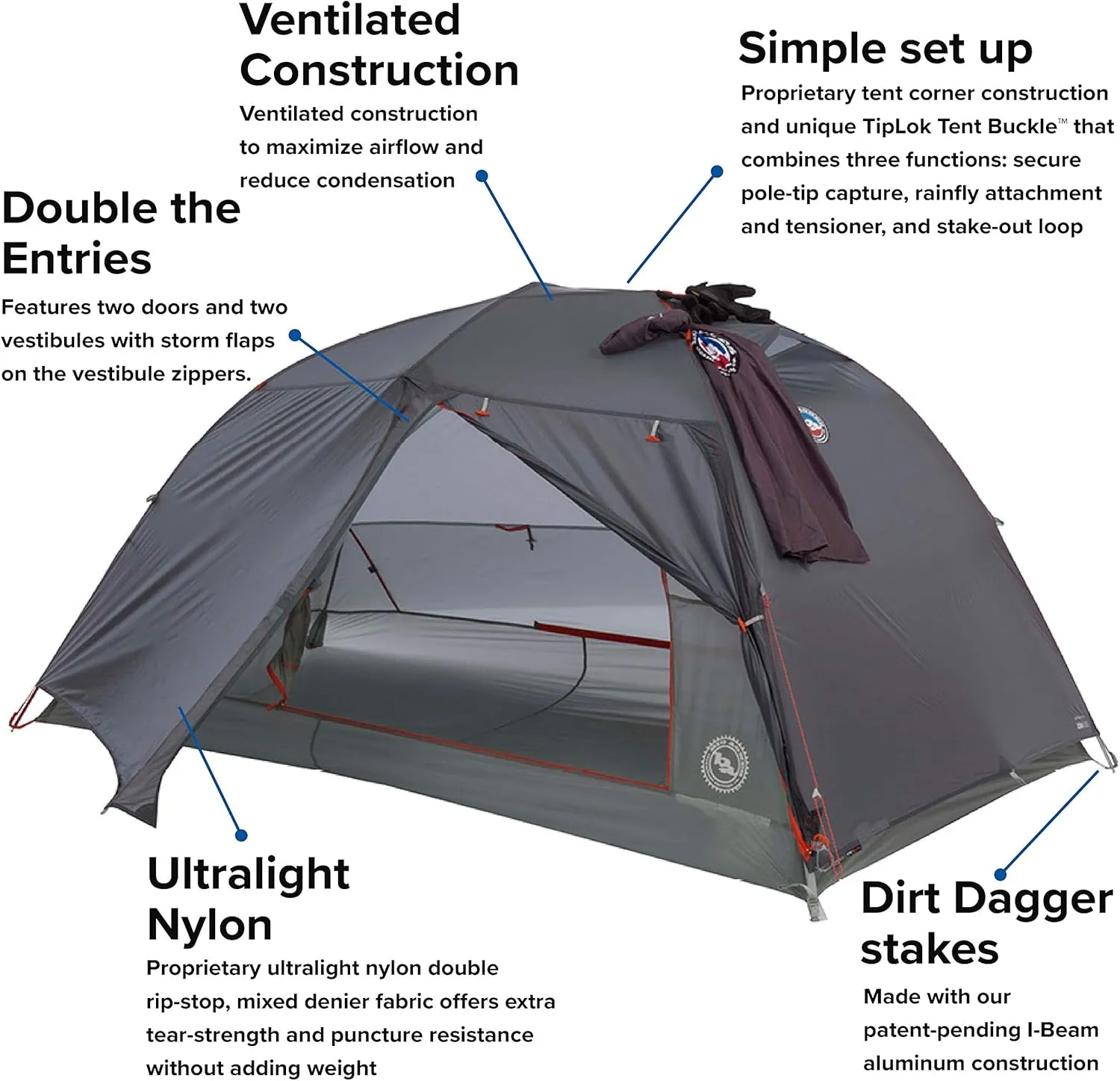Big Agnes Copper Spur HV UL Ultralight Bikepacking Tent