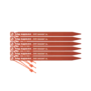 Big Agnes Dirt Dagger UL 10" Tent Pegs Pack of 6