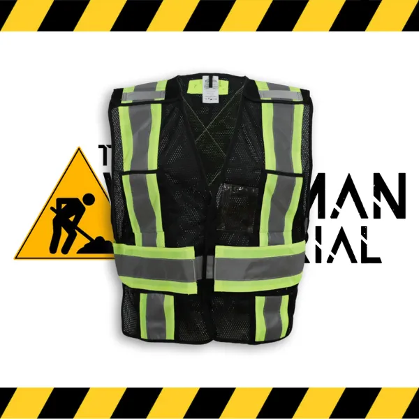 (Big K) 100% Polyester Soft Meshed Safety Vest