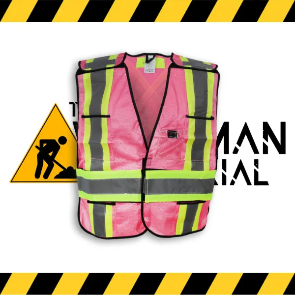 (Big K) 100% Polyester Soft Meshed Safety Vest