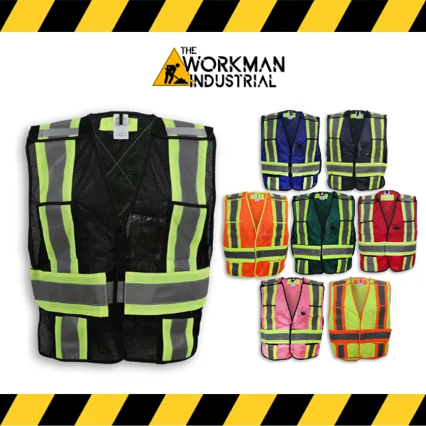 (Big K) 100% Polyester Soft Meshed Safety Vest