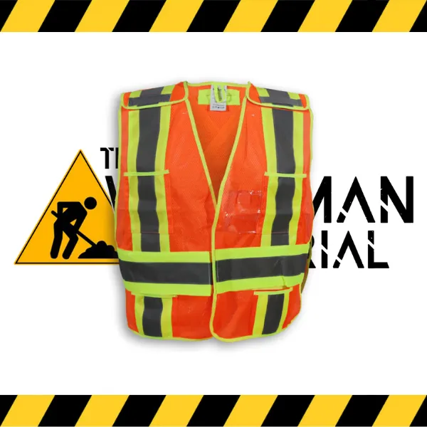 (Big K) 100% Polyester Soft Meshed Safety Vest