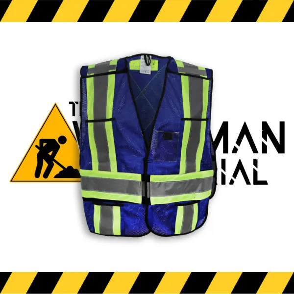 (Big K) 100% Polyester Soft Meshed Safety Vest