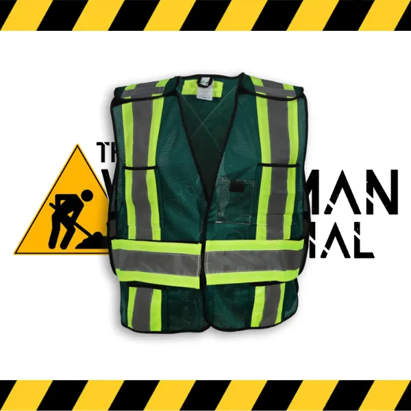 (Big K) 100% Polyester Soft Meshed Safety Vest