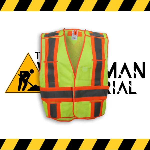 (Big K) 100% Polyester Soft Meshed Safety Vest