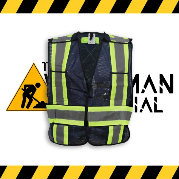 (Big K) 100% Polyester Soft Meshed Safety Vest