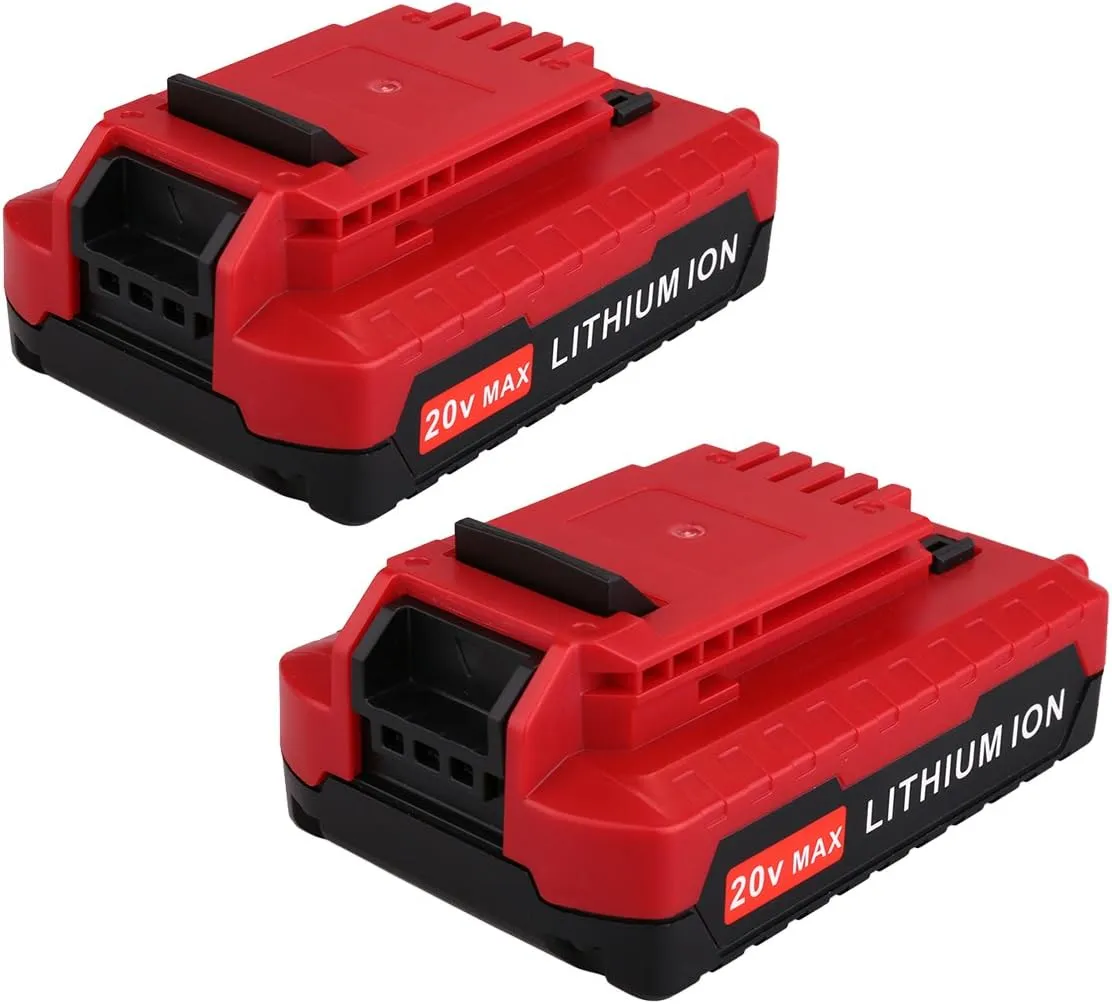 Biswaye 2 Pack 20V MAX Lithium Battery PCC680L Replacement for Porter Cable 20V Tools Battery PCC681L PCC682L PCC660 PCC641 PCC683L PCC685L PCC601 PCC670
