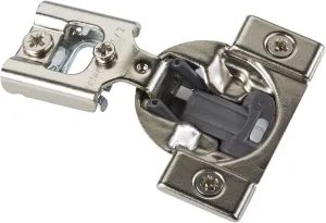 Blum Silver Finish Metal 105-degree Compact 38N otion 1/2-inch Overlay Press-in Soft -Closing Hinge (Pack of 10)