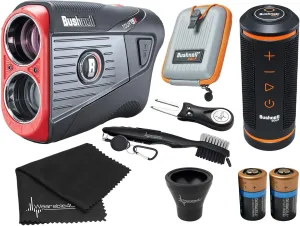 Bushnell Tour V5 / Tour V5 Shift Laser Golf Rangefinder with Included Carrying Case, Carabiner and Wearable4U Bundle