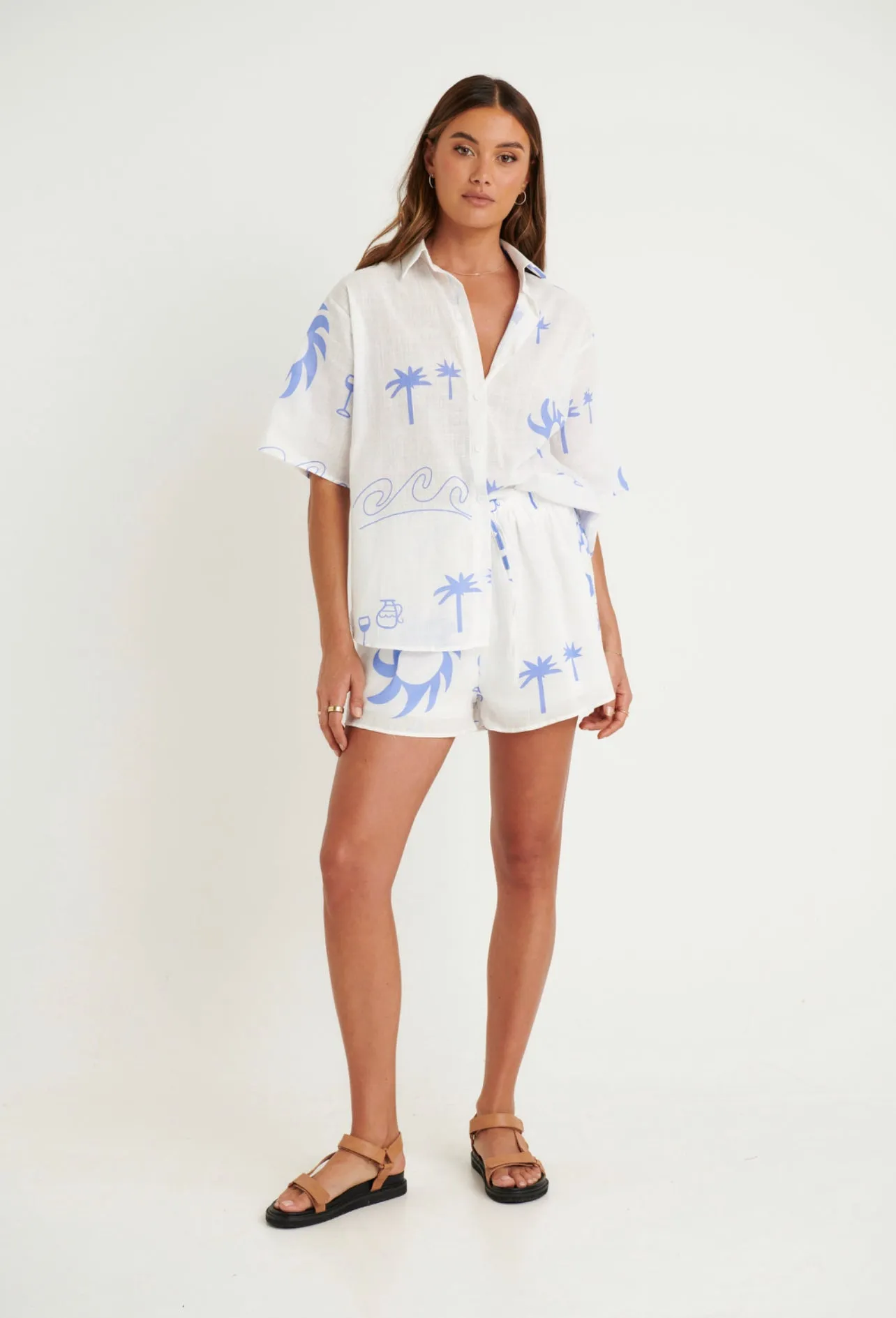 By Frankie Sunwave Set - Blue and White
