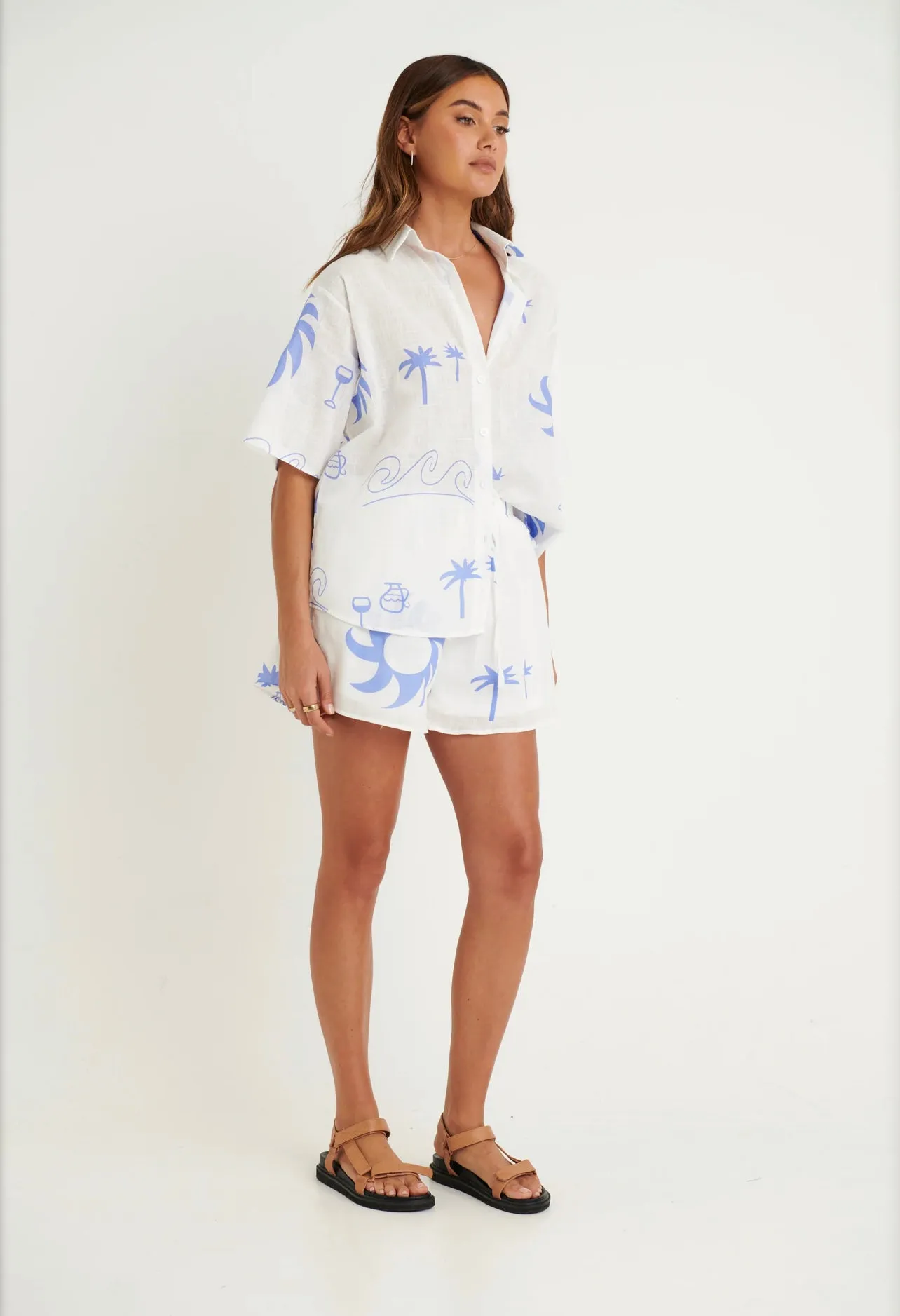 By Frankie Sunwave Set - Blue and White