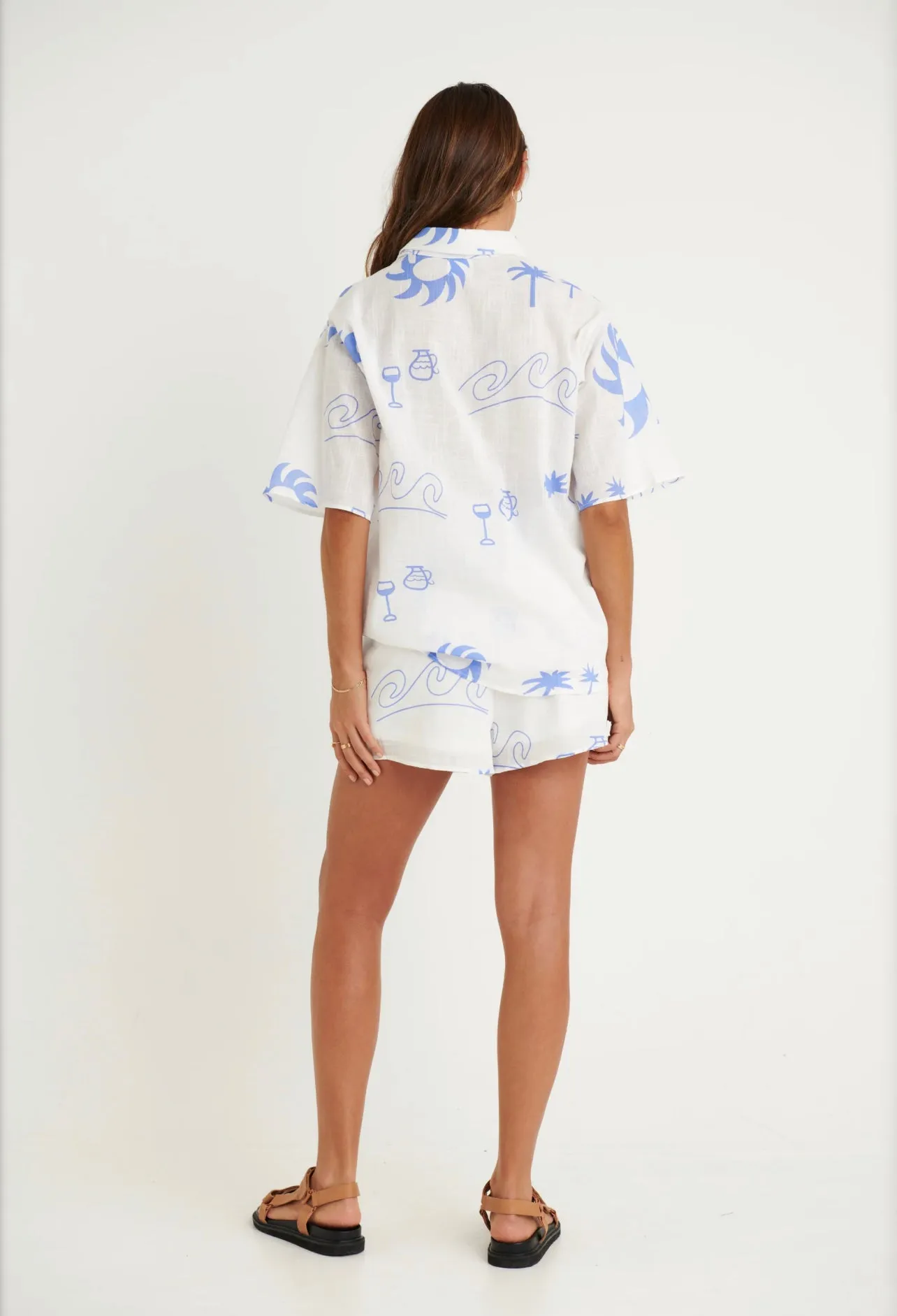 By Frankie Sunwave Set - Blue and White