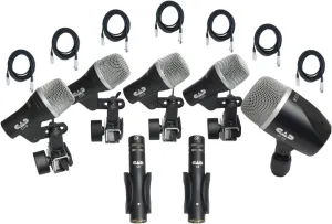 CAD Audio Stage 7 - 7-Piece Drum Mic Pack Set w/ 7 XLR Cables