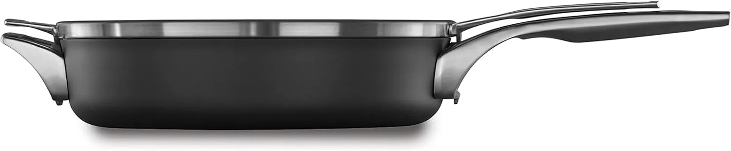 Calphalon Premier Space-Saving Nonstick Cookware Set, 8-Piece, Stackable, Hard-Anodized Aluminum