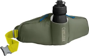 CamelBak Podium Flow 2 Waist Pack for Mountain Biking, Gravel Cycling - Contains 21 oz Podium Dirt Series Bike Bottle, Dusty Olive