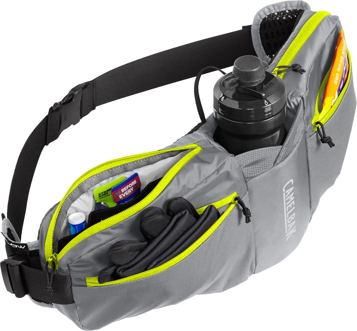 CamelBak Podium Flow 4 Hydration Belt 21oz, Gunmetal