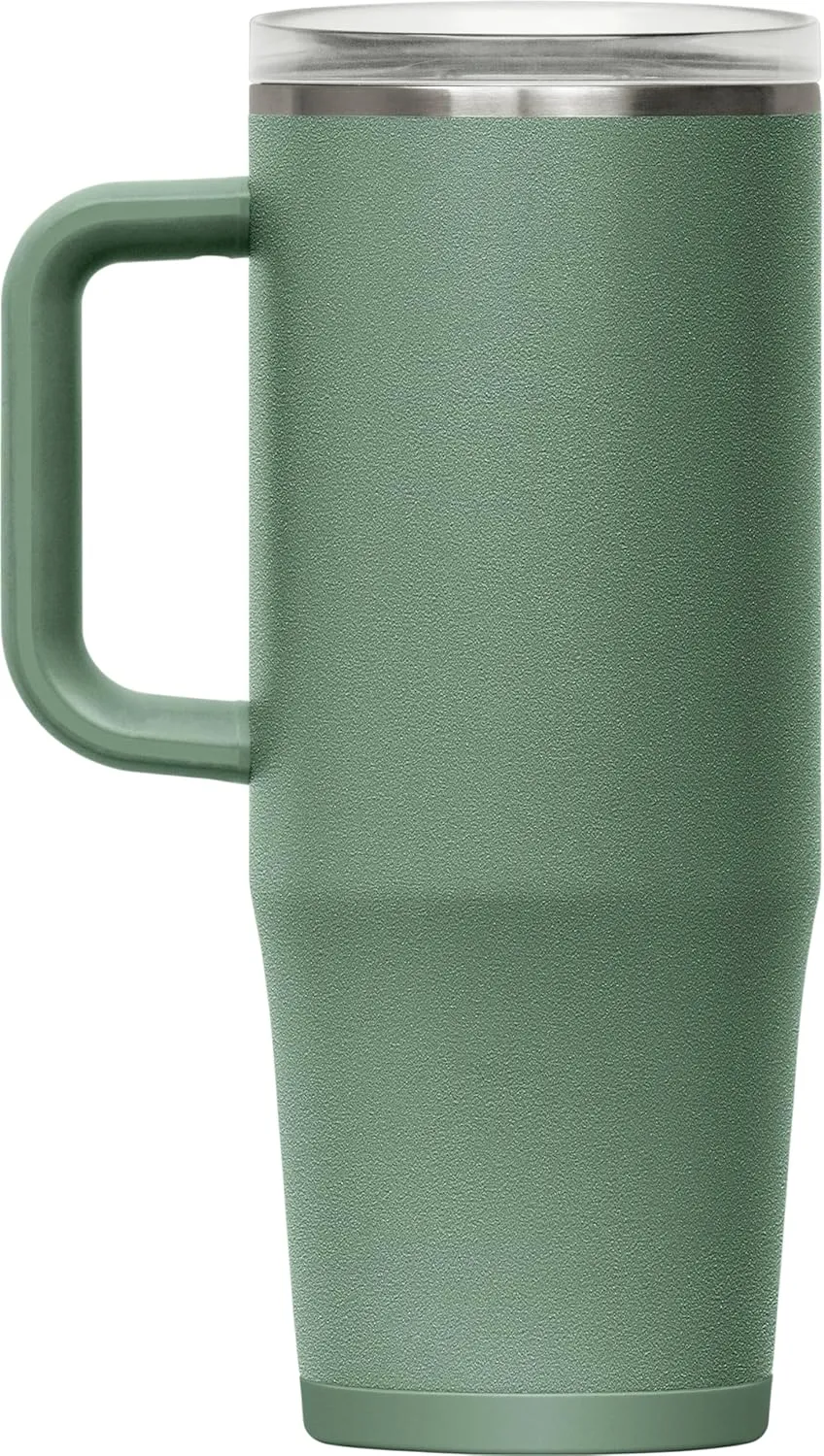 CamelBak Thrive Leak-Proof 32 oz Mug, Insulated Stainless Steel - For travel, coffee, tea, hot beverages - Spill Proof Cup-holder Compatible, Moss