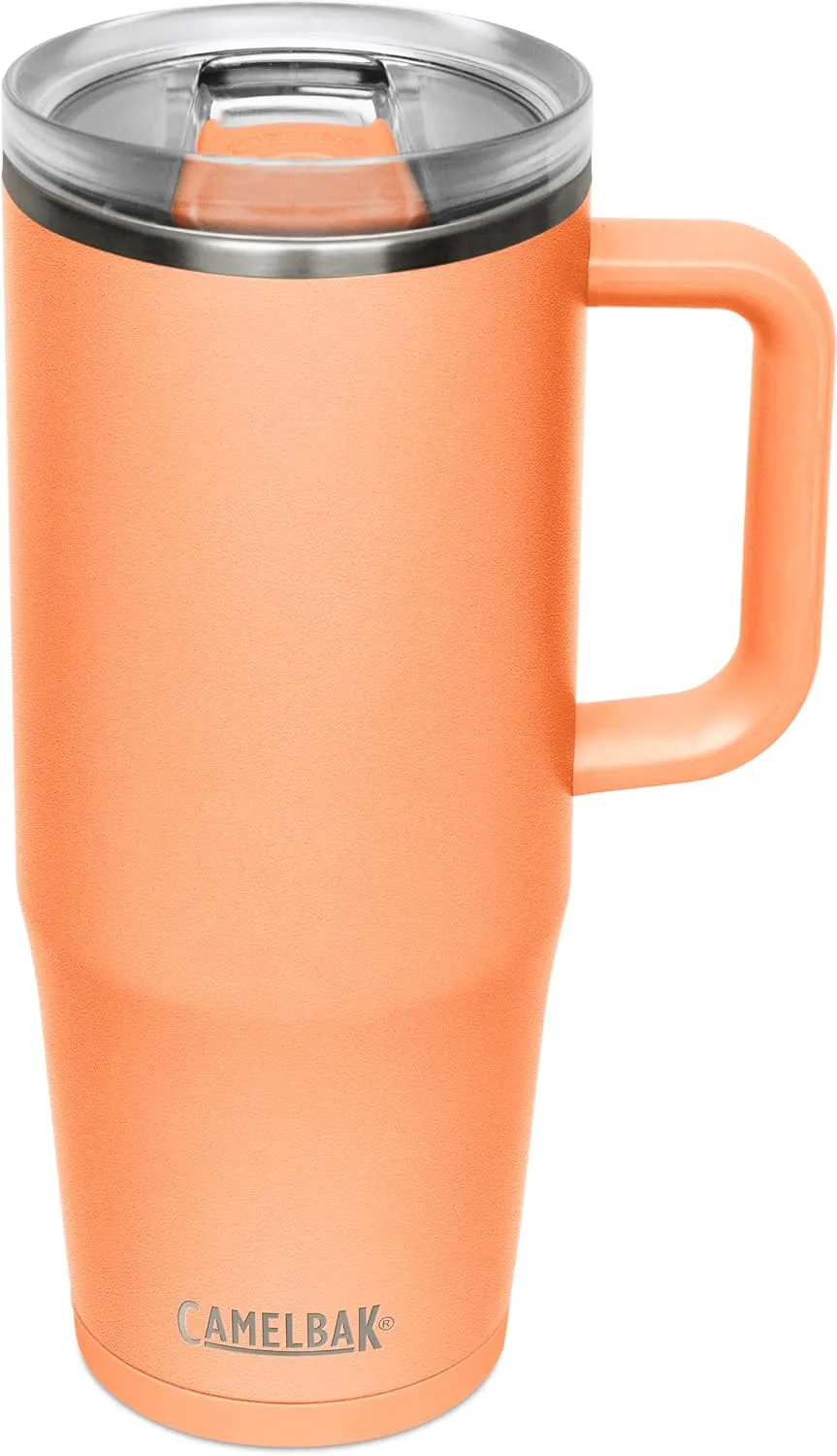 CamelBak Thrive Leak-Proof 32 oz Stainless Steel Mug for Travel, Coffee, Tea, Hot Beverages - Spill Proof Cup-holder, Desert Sunrise