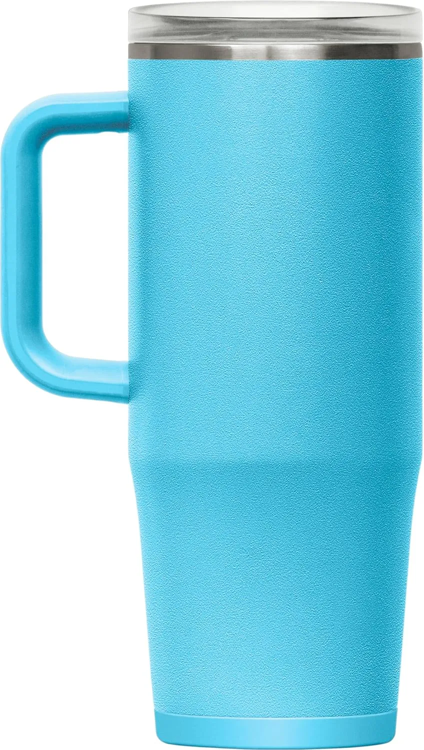 CamelBak Thrive Leak-Proof 32 oz Stainless Steel Mug for Travel, Coffee, Tea, Hot Beverages - Spill Proof Cup-holder, Nordic Blue