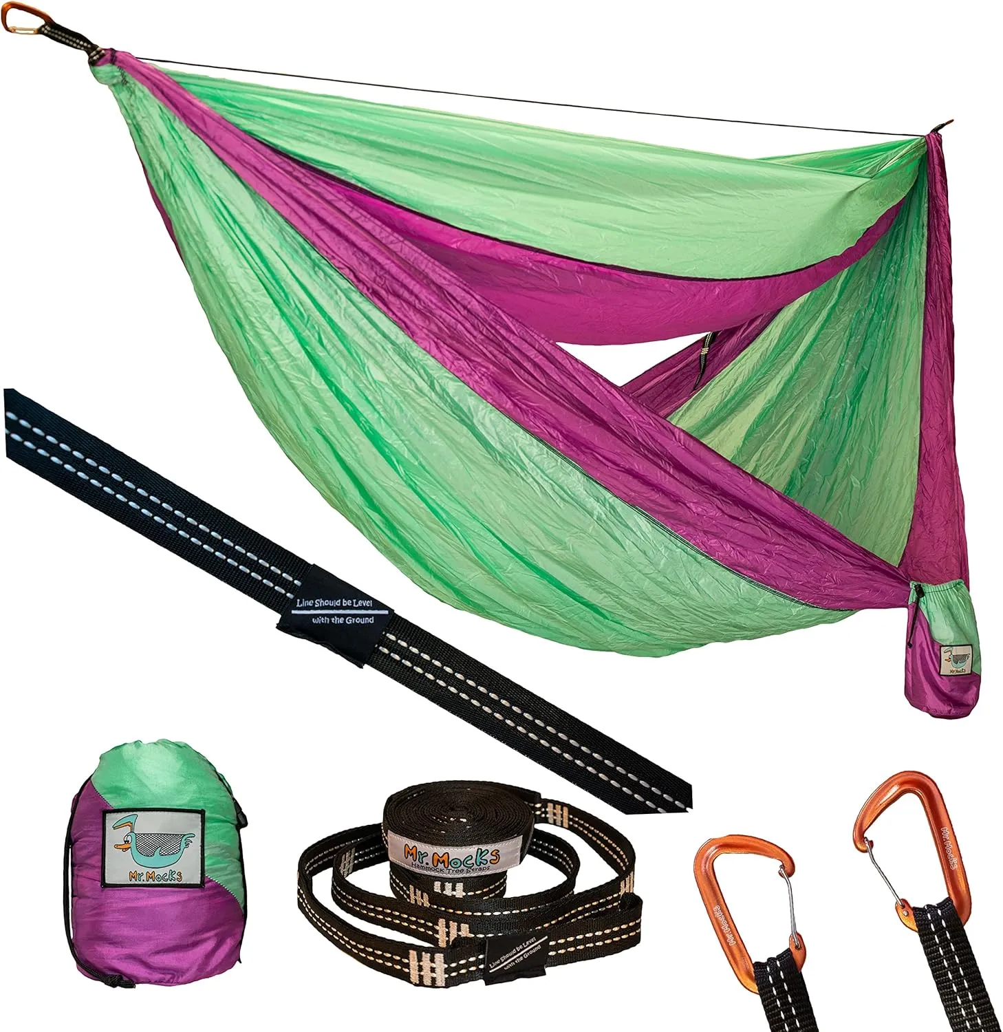 Camping Hammocks | Single Double and Bunk Bed Backpacking Hammock | Featherlite Outdoorsman Survival | hammok hamick hamock | (Lady Liberty, ThirdWheeler)