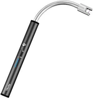 Candle Lighter Long USB Rechargeable Lighter,Electric Arc Lighter Flexible Flameless for Candles,Camping,Grill,Stove,BBQ