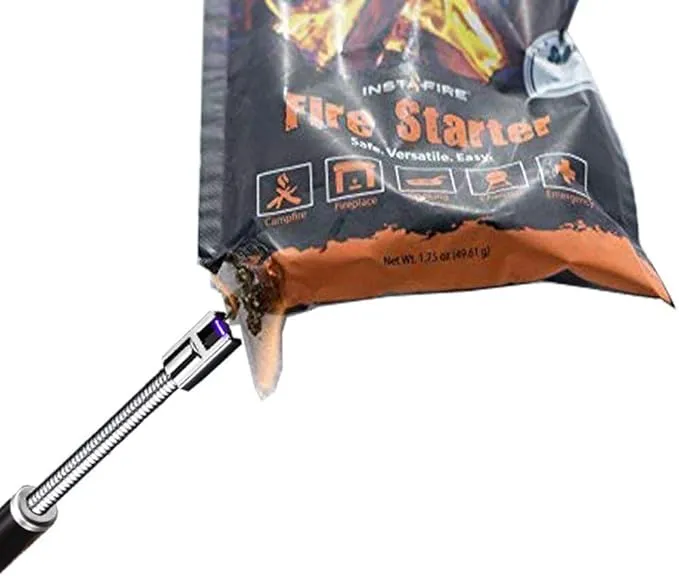 Candle Lighter Long USB Rechargeable Lighter,Electric Arc Lighter Flexible Flameless for Candles,Camping,Grill,Stove,BBQ
