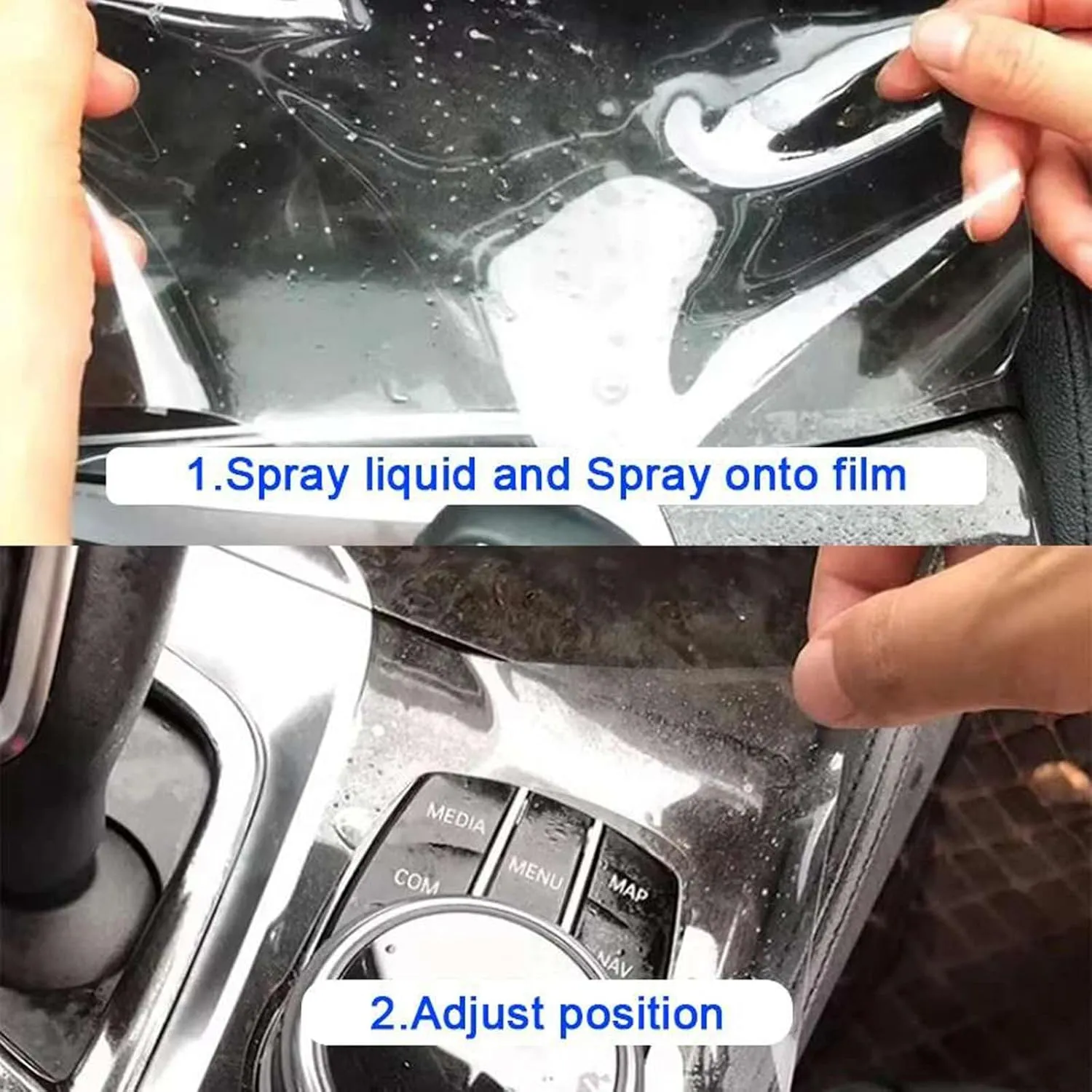 Car Interior Center Console Navigation Screen Transparent TPU Protective Film, Fit For Vw Id4 Id 4 Crozz Id6 Id 6
