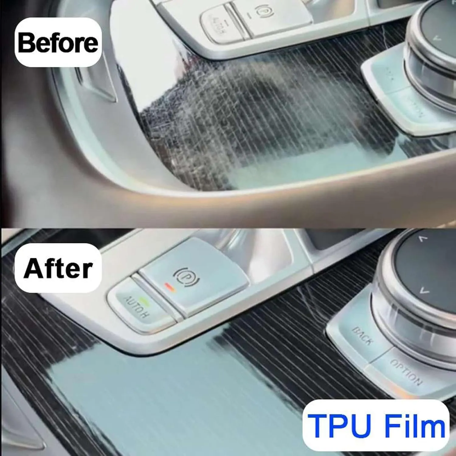 Car Interior Center Console Navigation Screen Transparent TPU Protective Film, Fit For Vw Id4 Id 4 Crozz Id6 Id 6