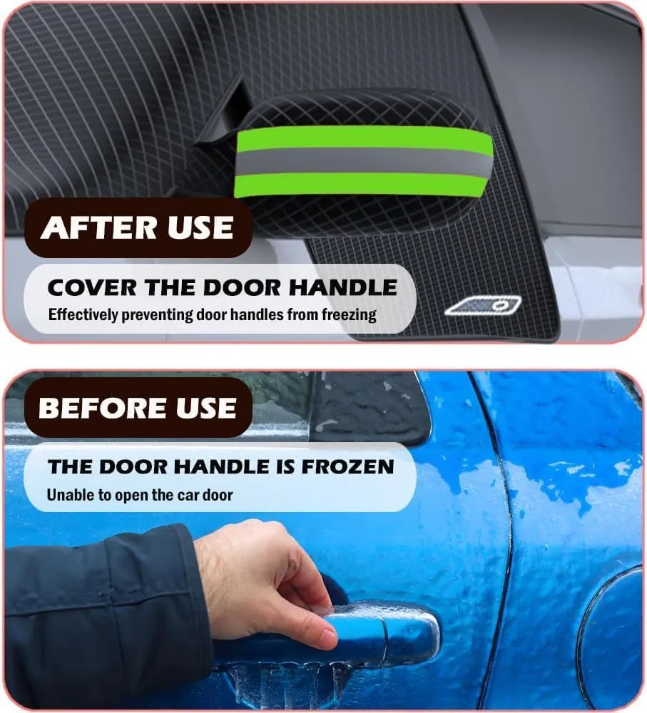 Car Windshield Cover for Mazda Biante 2008-2018,Snow Ice Frost UV Protective Front Window Cover,B