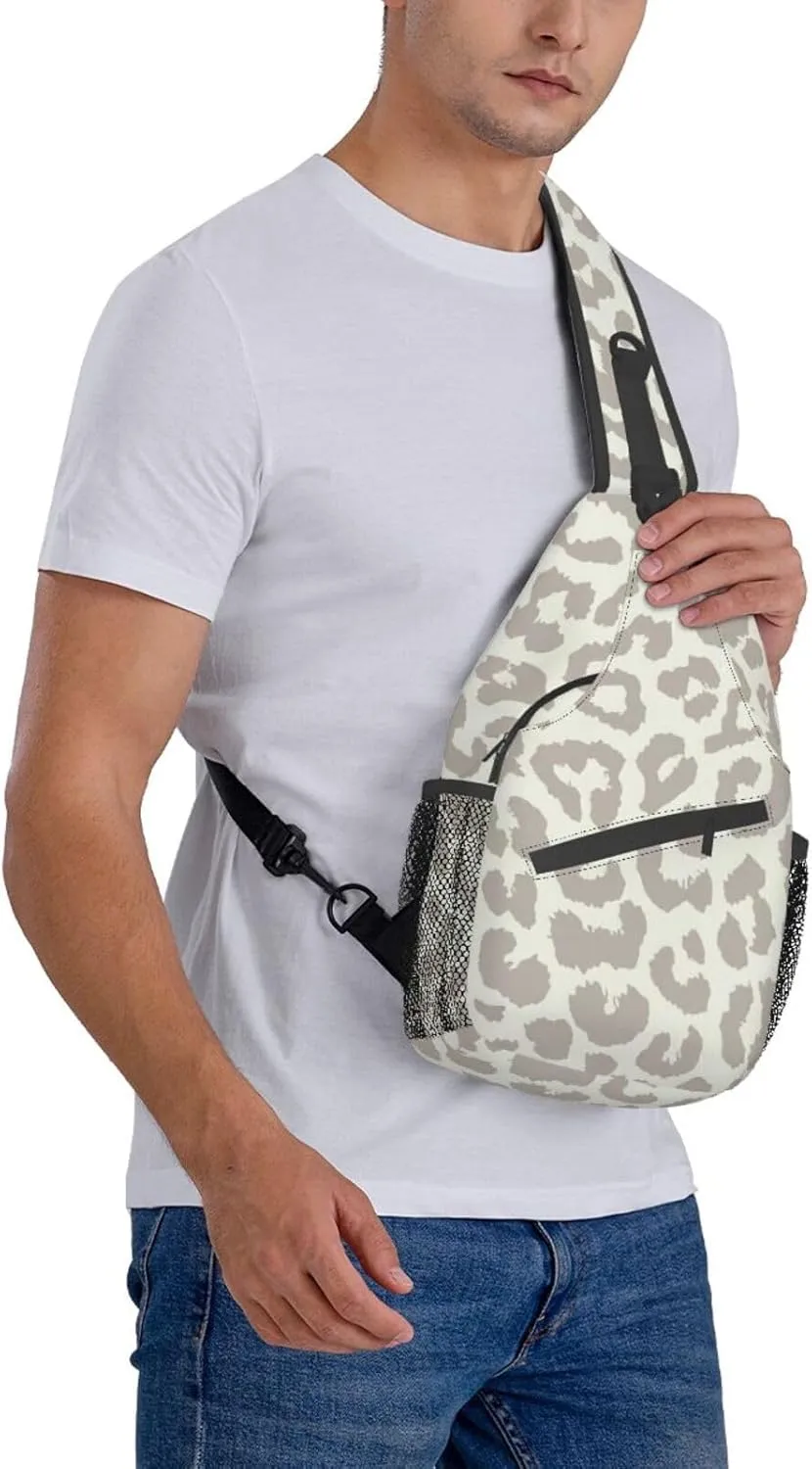 Cartoon Whales Background Crossbody Sling Backpack Sling Bag Travel Hiking Chest Bag Daypack For Women Men