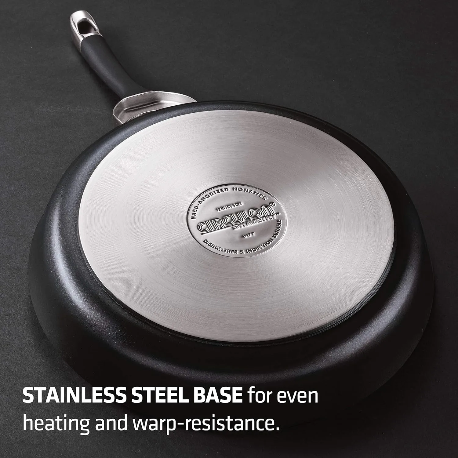 Circulon 87535 Symmetry Hard Anodized Nonstick Cookware Set / Pots and Pans Set - 4 Piece, Black