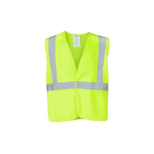Class 2 Lime Hook and Loop Safety Vest