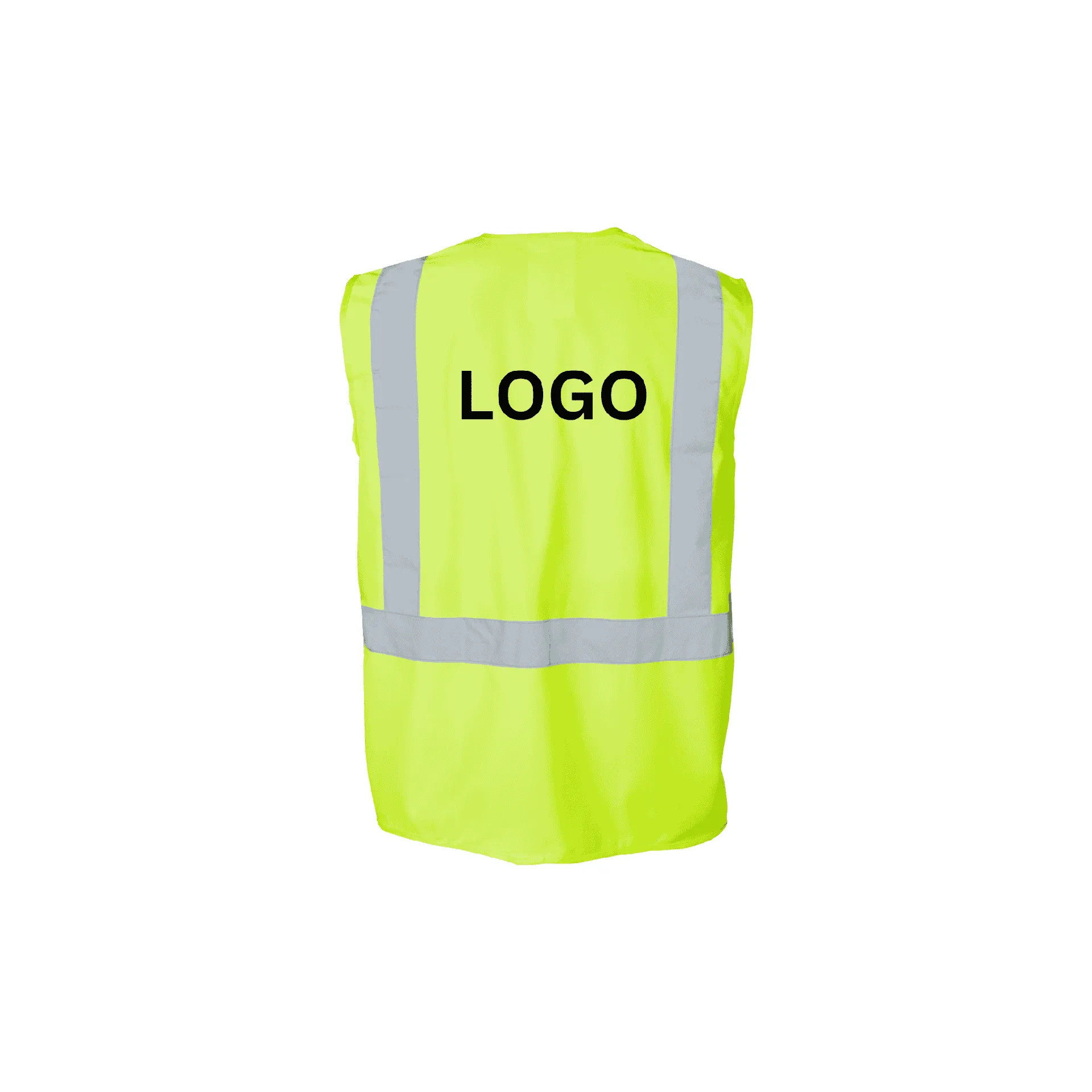 Class 2 Lime Hook and Loop Safety Vest