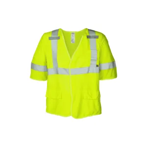 Class 3 Lime Fire Resistant Safety Vest ASTM F1506