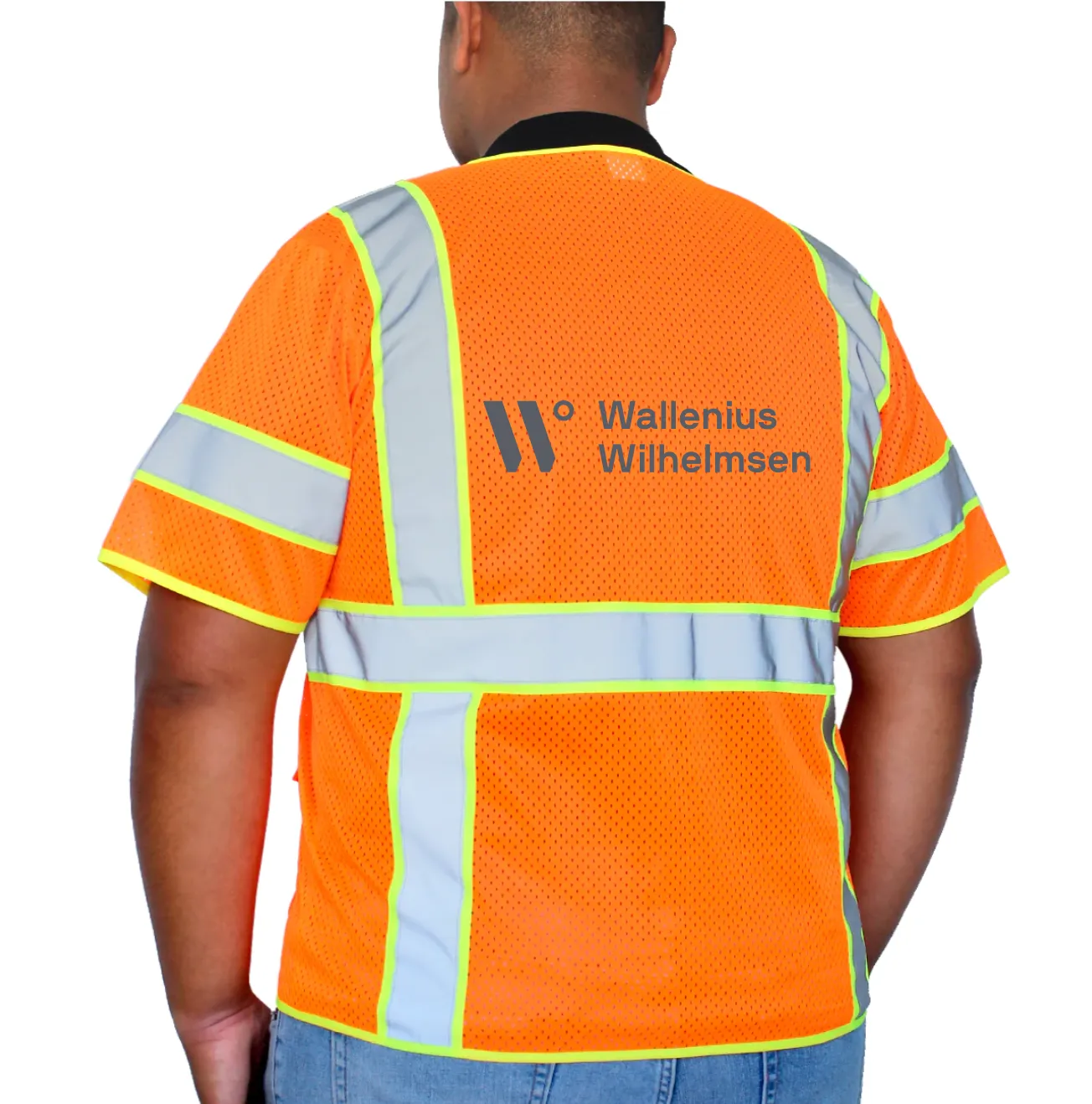 Class 3 Mesh Reflective Vest w/Sleeves (Multi-Pockets)