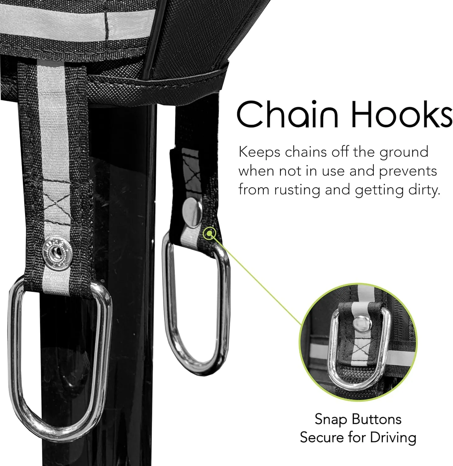 Clever Cover for Husky/Suspension Pro Jacks by Trailersphere Custom Electric Tongue Jack Cover for Trailer, RV, Camper, Chains Holder,Plug Protector,Waterproof (Husky Brute/Suspension Pro Jacks Cover)