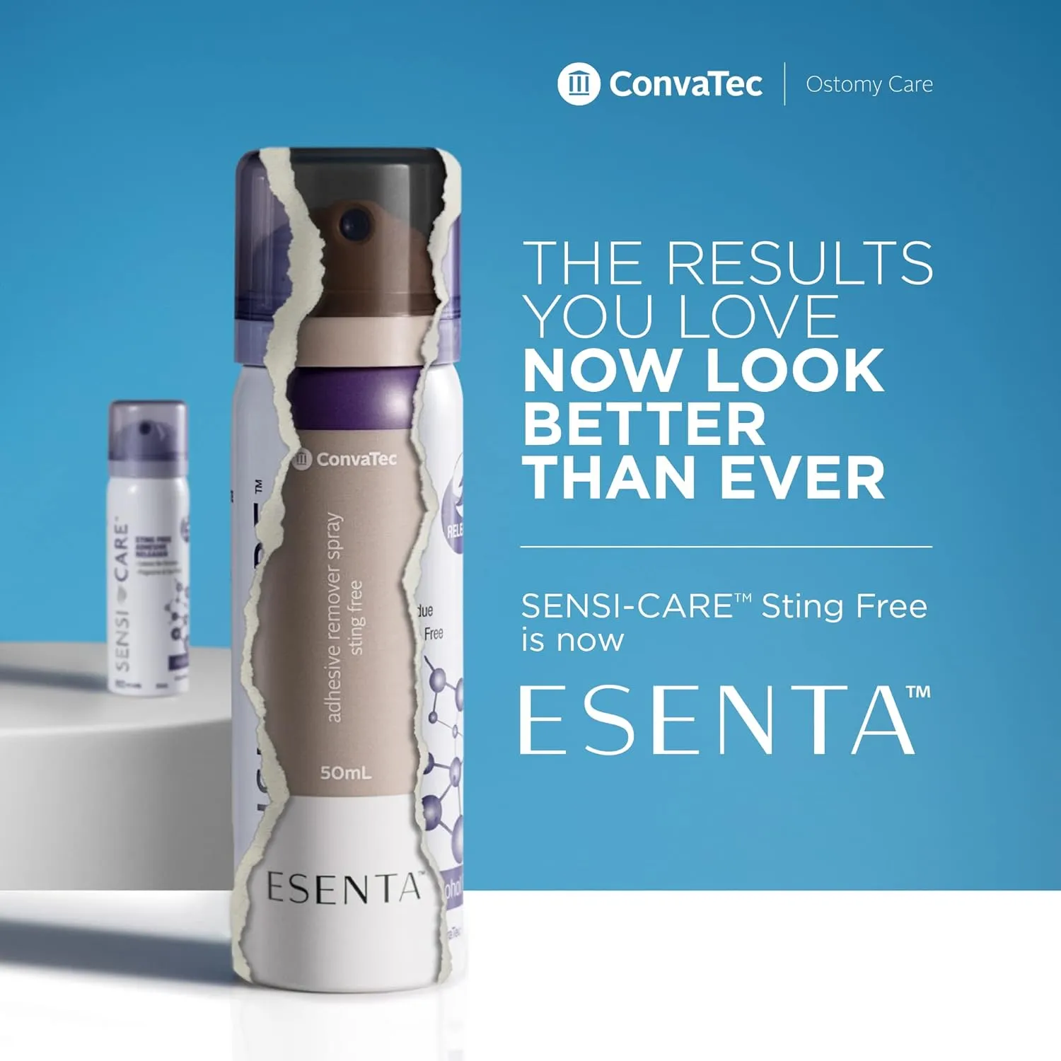 ConvaTec ESENTA Skin Barrier for Protection Around Stomas and Wounds, Silicone Based, Sting and Alcohol Free, 25ct Box (Pack of 1)
