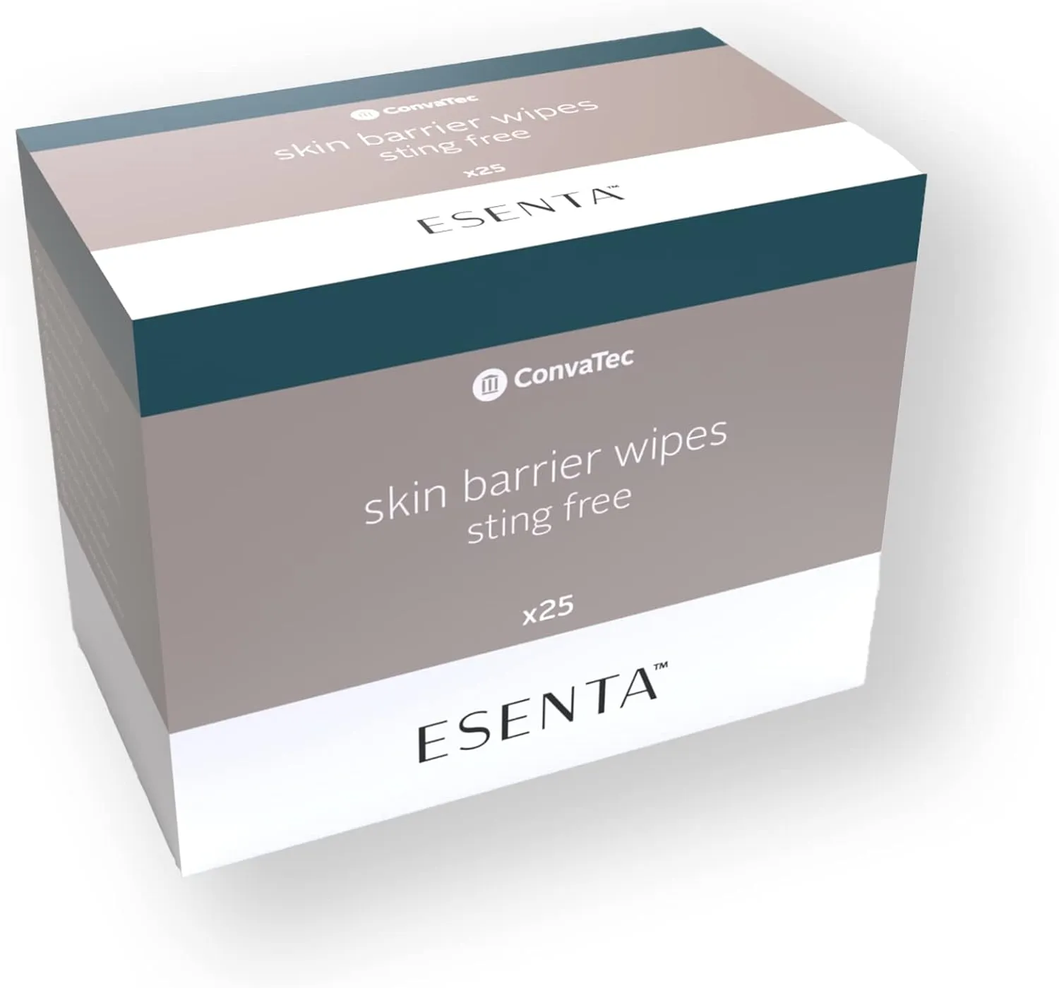 ConvaTec ESENTA Skin Barrier for Protection Around Stomas and Wounds, Silicone Based, Sting and Alcohol Free, 25ct Box (Pack of 1)