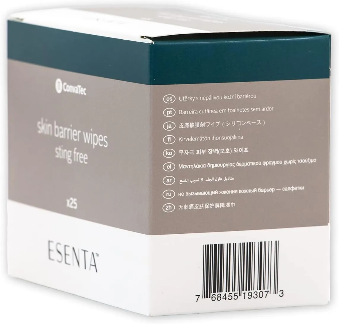ConvaTec ESENTA Skin Barrier for Protection Around Stomas and Wounds, Silicone Based, Sting and Alcohol Free, 25ct Box (Pack of 1)