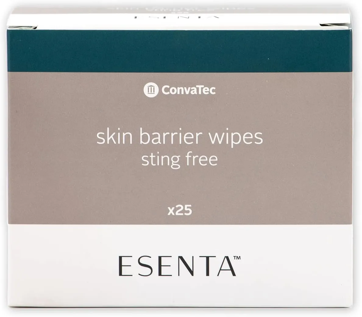 ConvaTec ESENTA Skin Barrier for Protection Around Stomas and Wounds, Silicone Based, Sting and Alcohol Free, 25ct Box (Pack of 1)