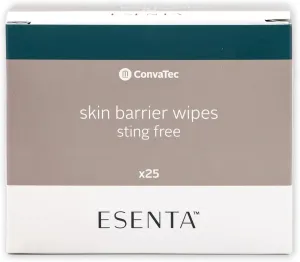 ConvaTec ESENTA Skin Barrier for Protection Around Stomas and Wounds, Silicone Based, Sting and Alcohol Free, 25ct Box (Pack of 1)