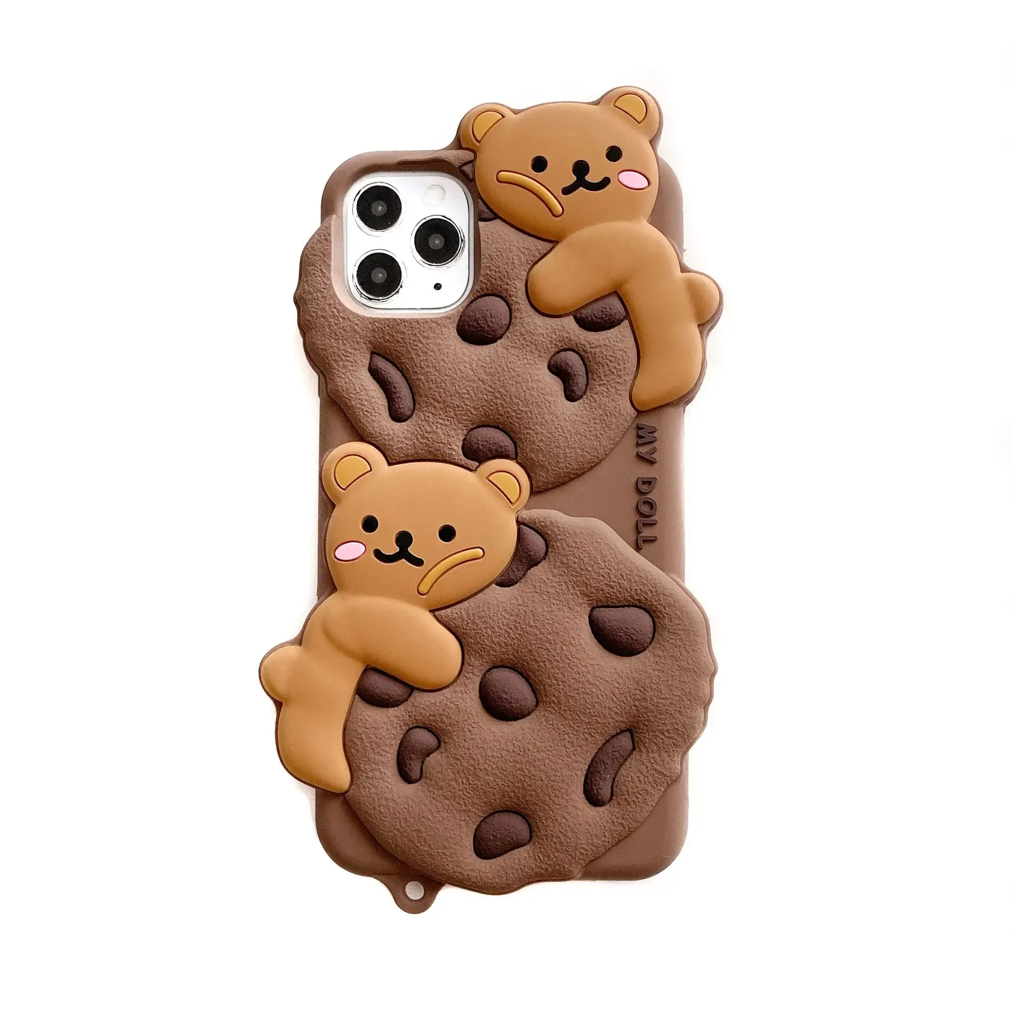 Cookie Bear iPhone Case With Cookie Charm