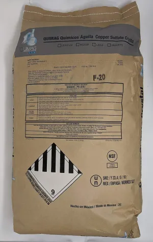 Copper Sulfate Mini Crystals 50lb Bag - EPA