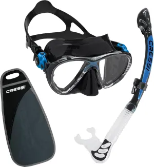 Cressi Big Eyes Evolution Mask and Kappa Ultra Dry Snorkel Combo