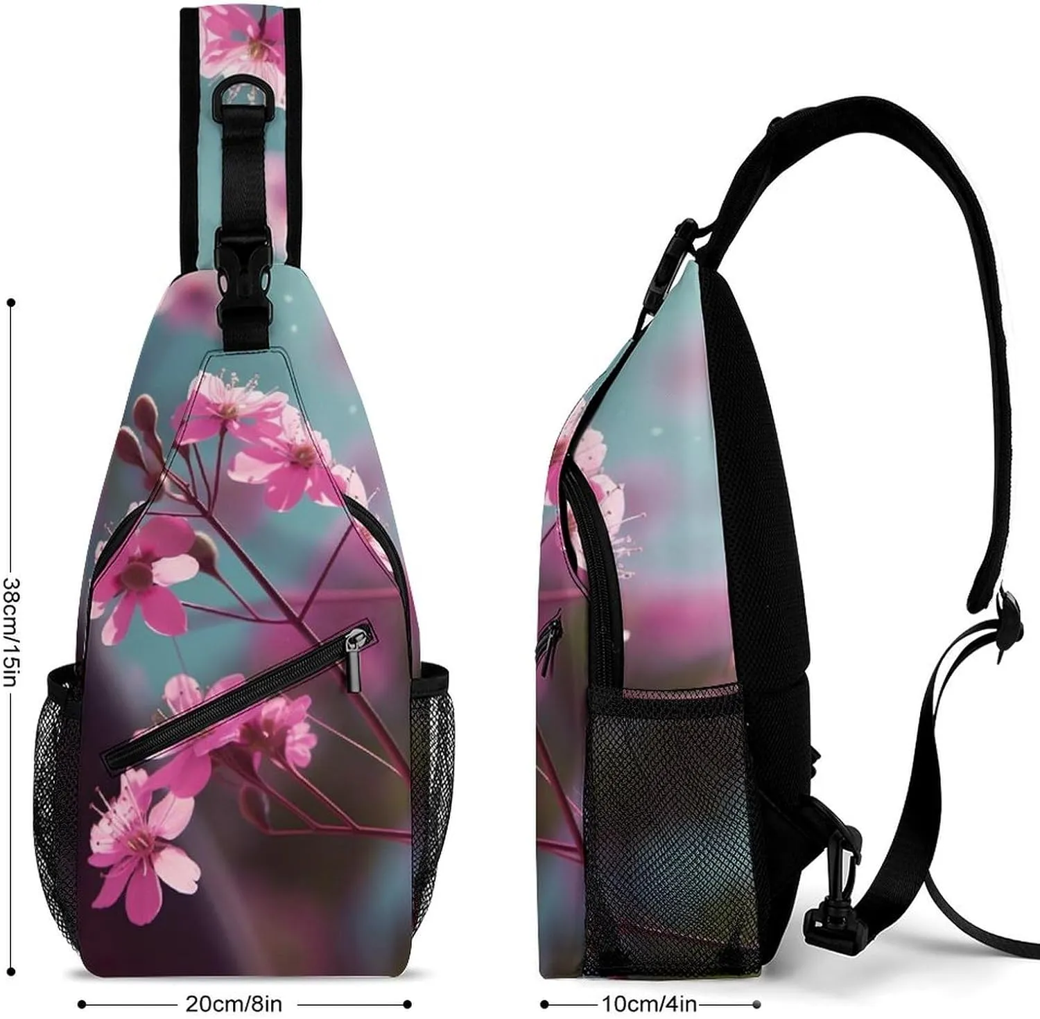 Crossbody Bag for Women Men Chest Bag The Silent Monkey Sling Bag Crossbody Shoulder Bag Sling Backpack