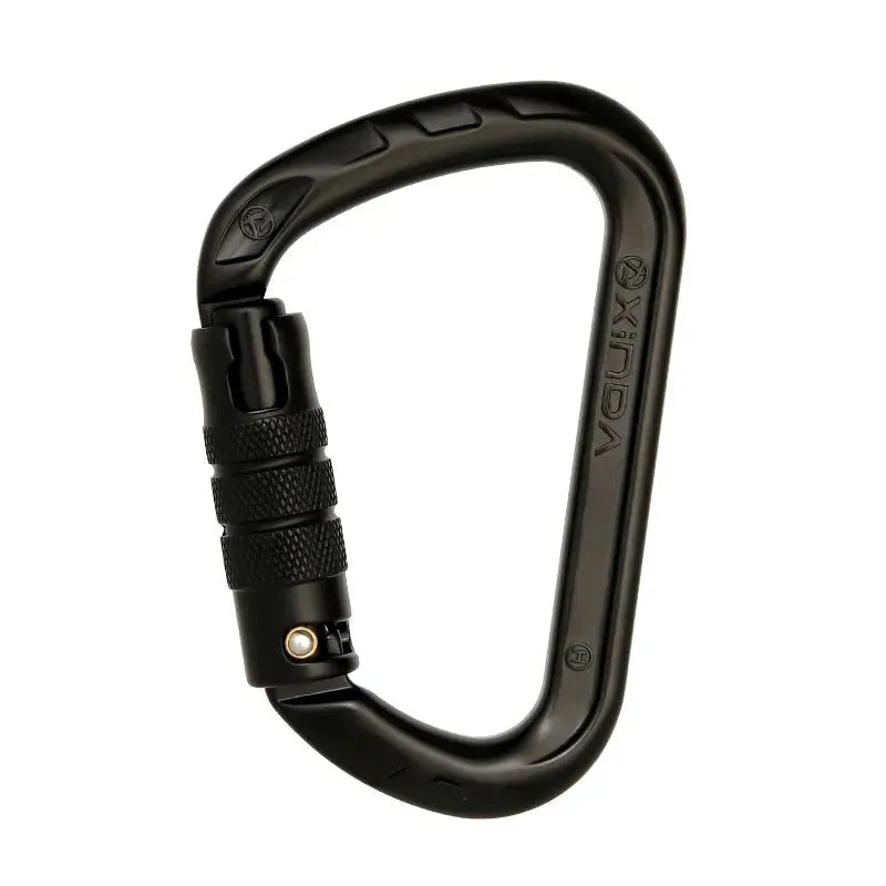 D-Shape Rock Climbing Carabiner - Auto-Locking and Durable