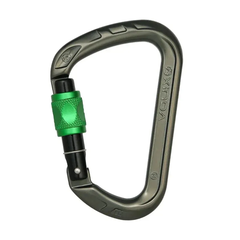 D-Shape Rock Climbing Carabiner - Auto-Locking and Durable